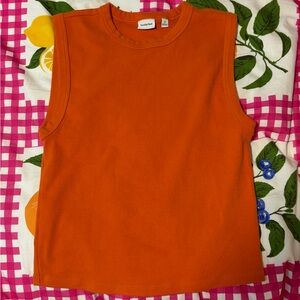 Orange Sunday Best Tank